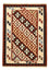 Kelim Carpet - orientalisk matta - 143 x 102 cm - flerfärgad