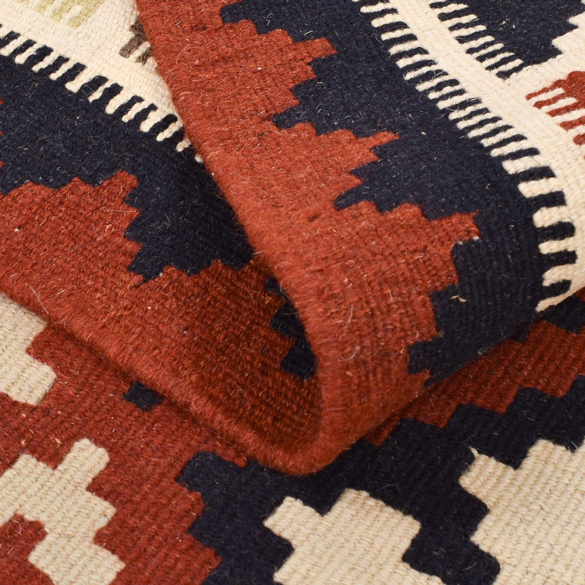 Kelim Carpet - orientalisk matta - 143 x 102 cm - flerfärgad