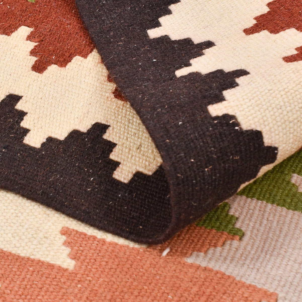 Kelim Carpet - orientalisk matta - 144 x 98 cm - flerfärgad