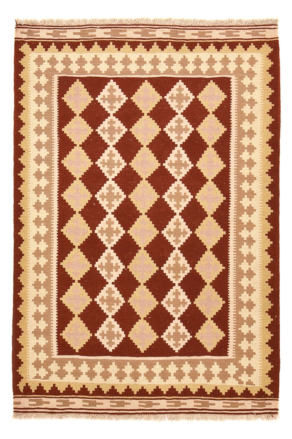 Kelim Carpet - orientalisk matta - 153 x 108 cm - flerfärgad