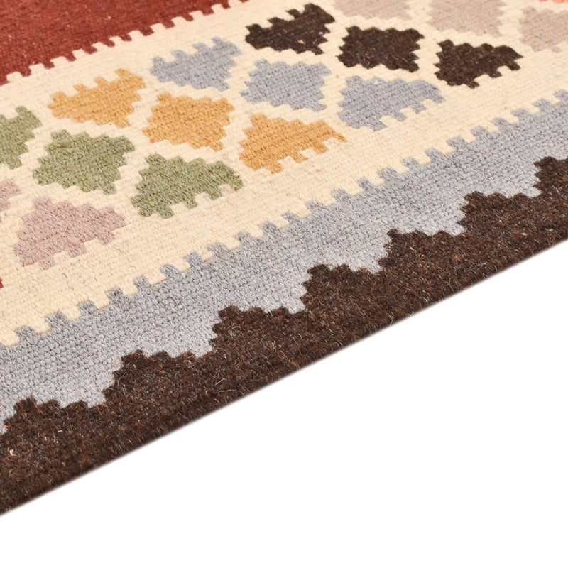 Kelim Carpet - orientalisk matta - 145 x 106 cm - flerfärgad