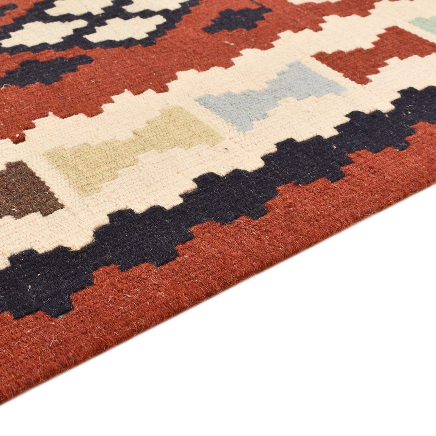 Kelim Carpet - orientalisk matta - 144 x 103 cm - flerfärgad
