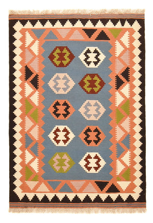 Kelim Carpet - orientalisk matta - 152 x 104 cm - flerfärgad