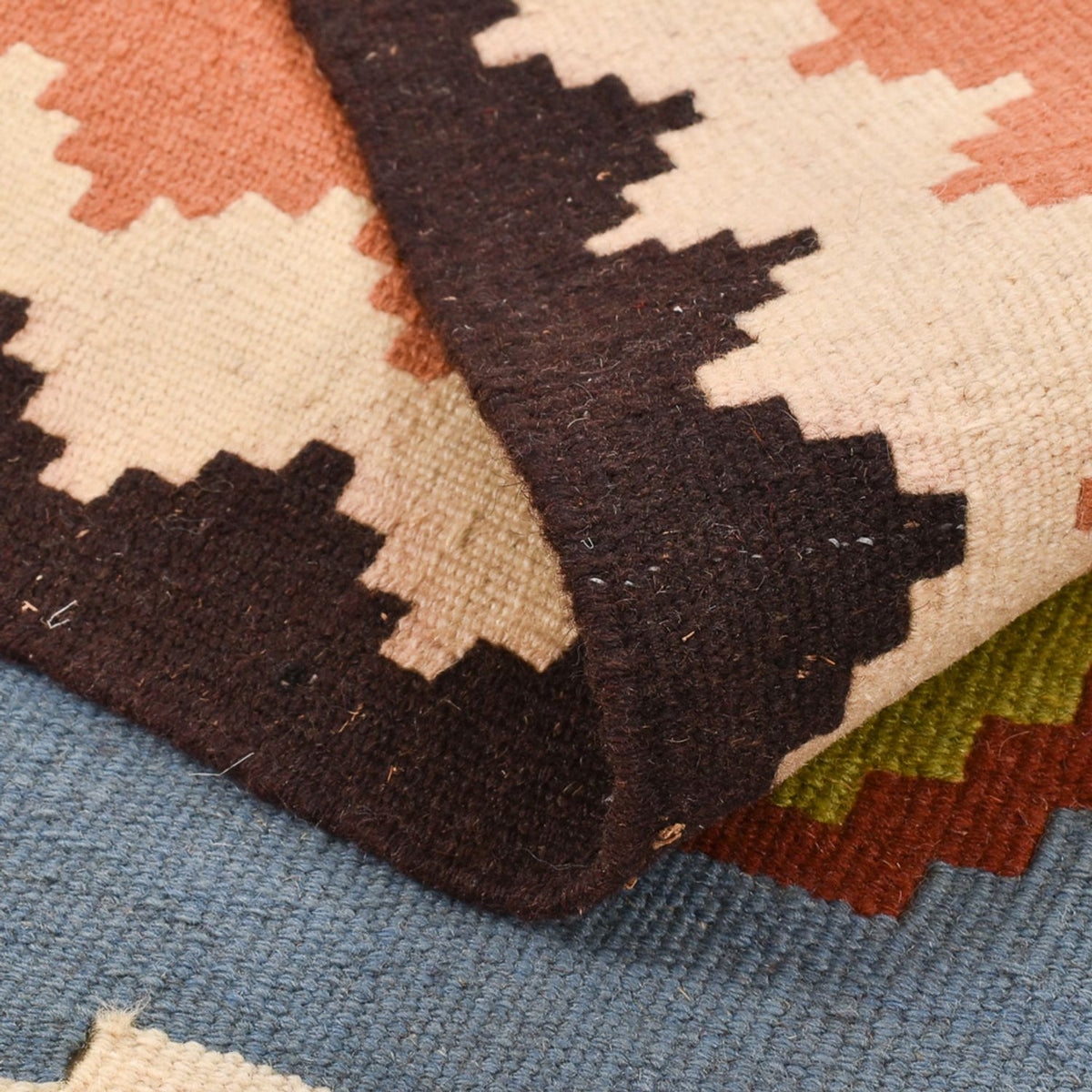 Kelim Carpet - orientalisk matta - 152 x 104 cm - flerfärgad