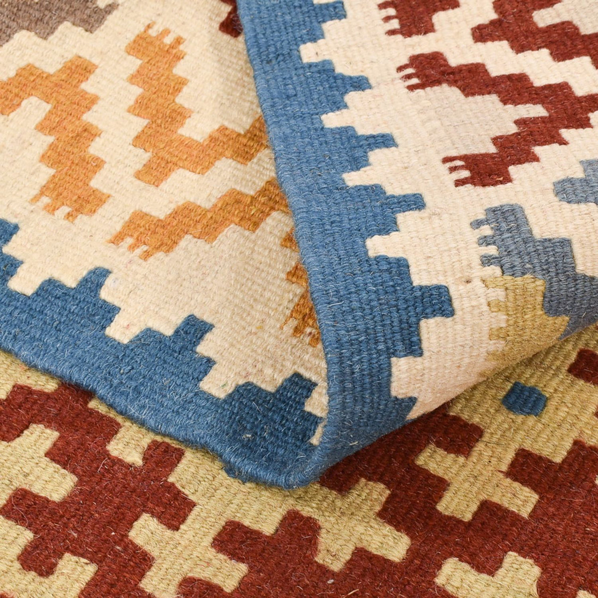 Kelim Carpet - orientalisk matta - 147 x 98 cm - flerfärgad