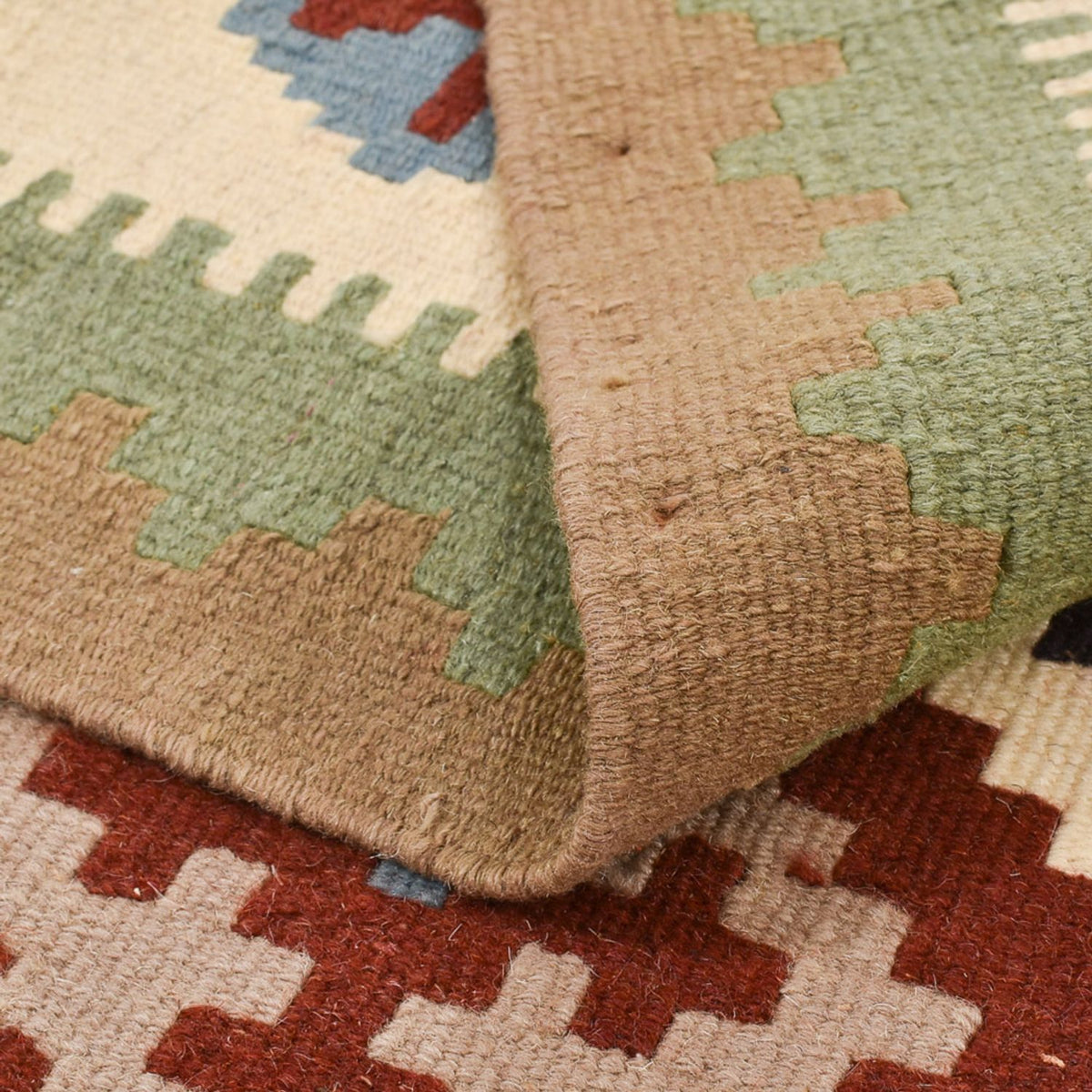 Kelim Carpet - orientalisk matta - 144 x 108 cm - flerfärgad