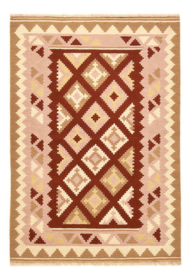 Kelim Carpet - orientalisk matta - 150 x 104 cm - flerfärgad