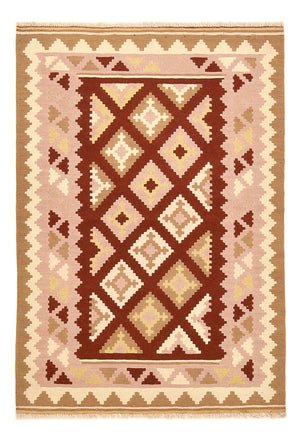 Kelim Carpet - orientalisk matta - 150 x 104 cm - flerfärgad
