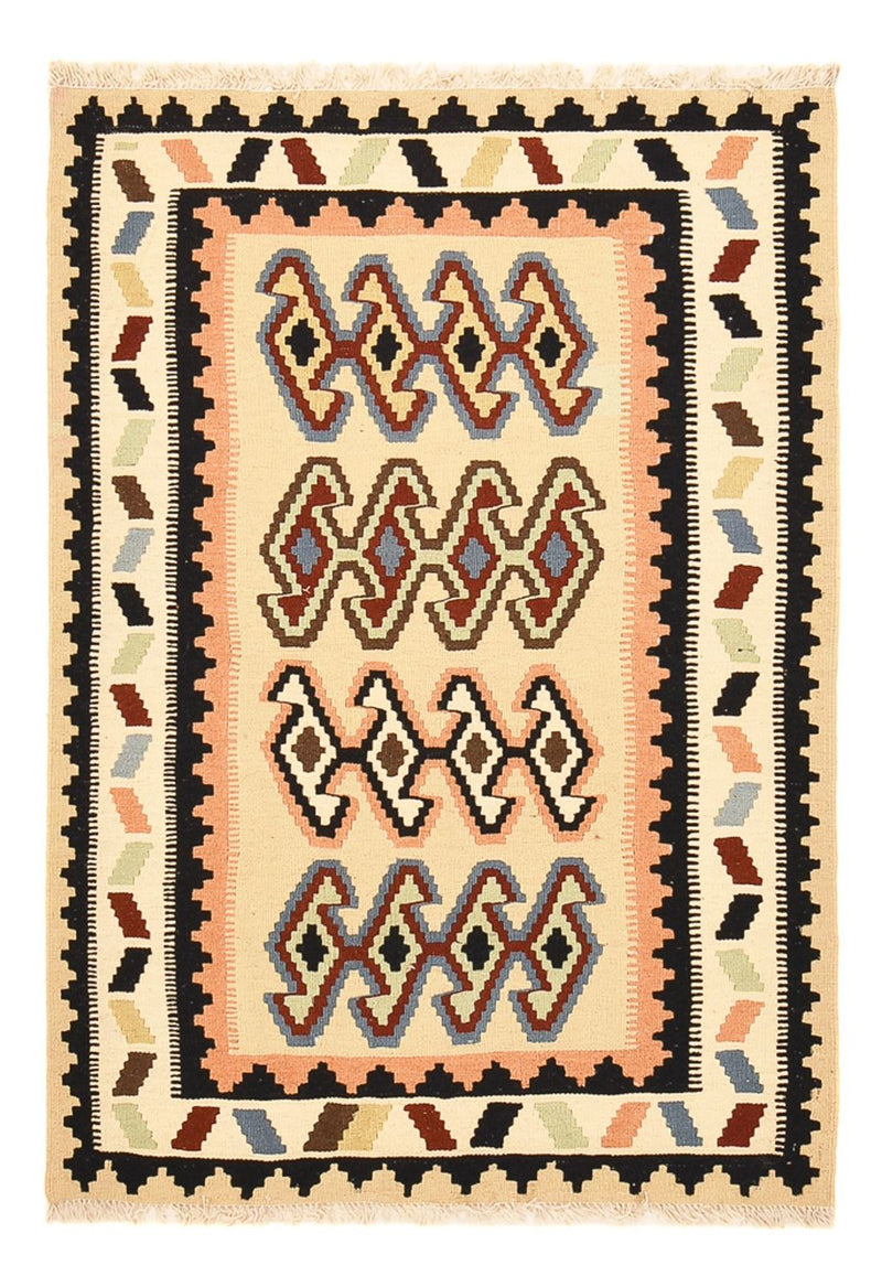 Kelim Carpet - orientalisk matta - 150 x 103 cm - flerfärgad