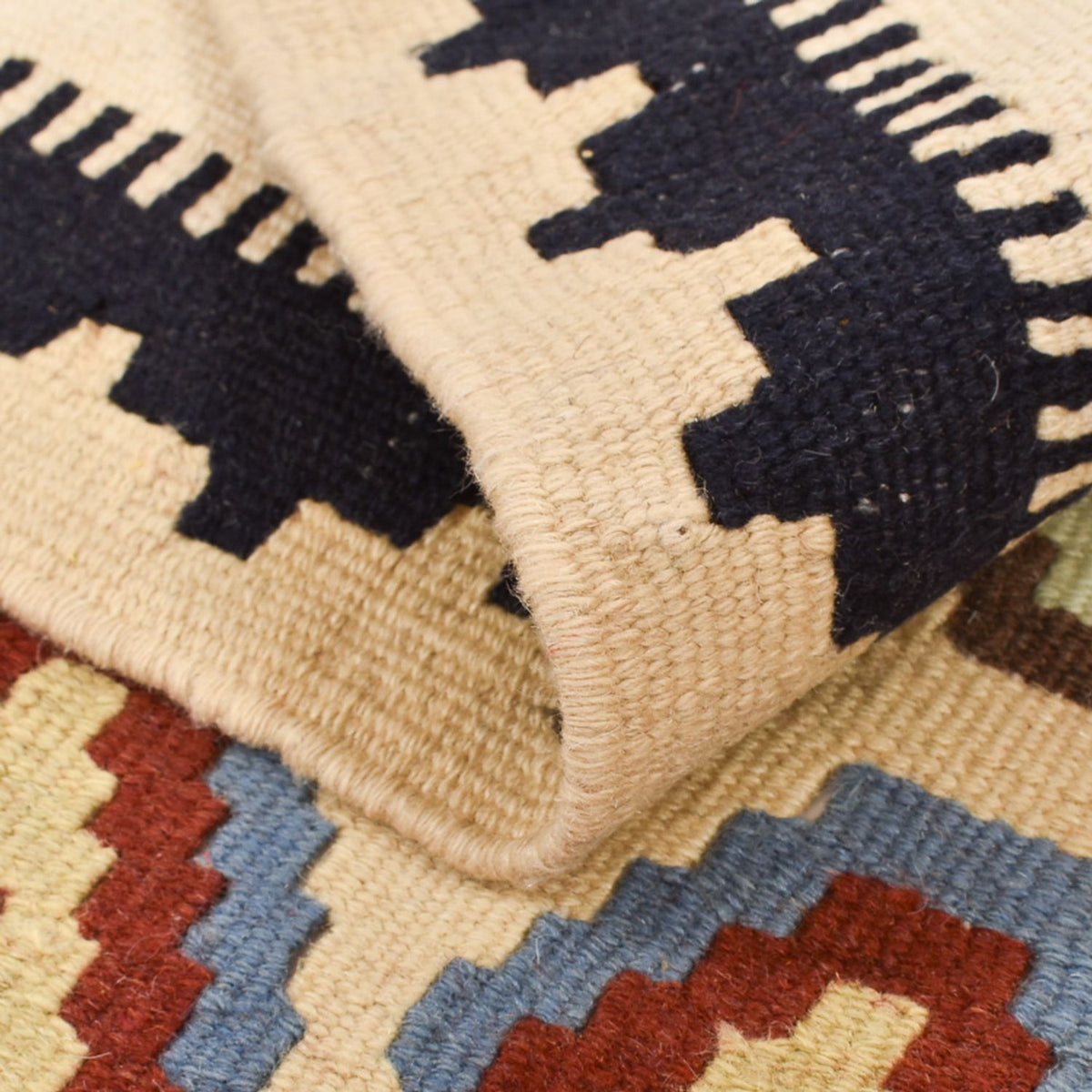 Kelim Carpet - orientalisk matta - 150 x 103 cm - flerfärgad