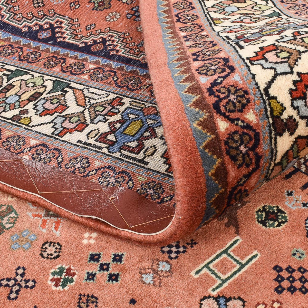 Gabbeh-matta - Kashkuli Persiska - 208 x 156 cm - ljusröd