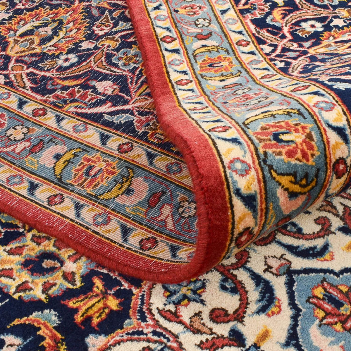 Persiska mattor - Keshan - 412 x 300 cm - röd