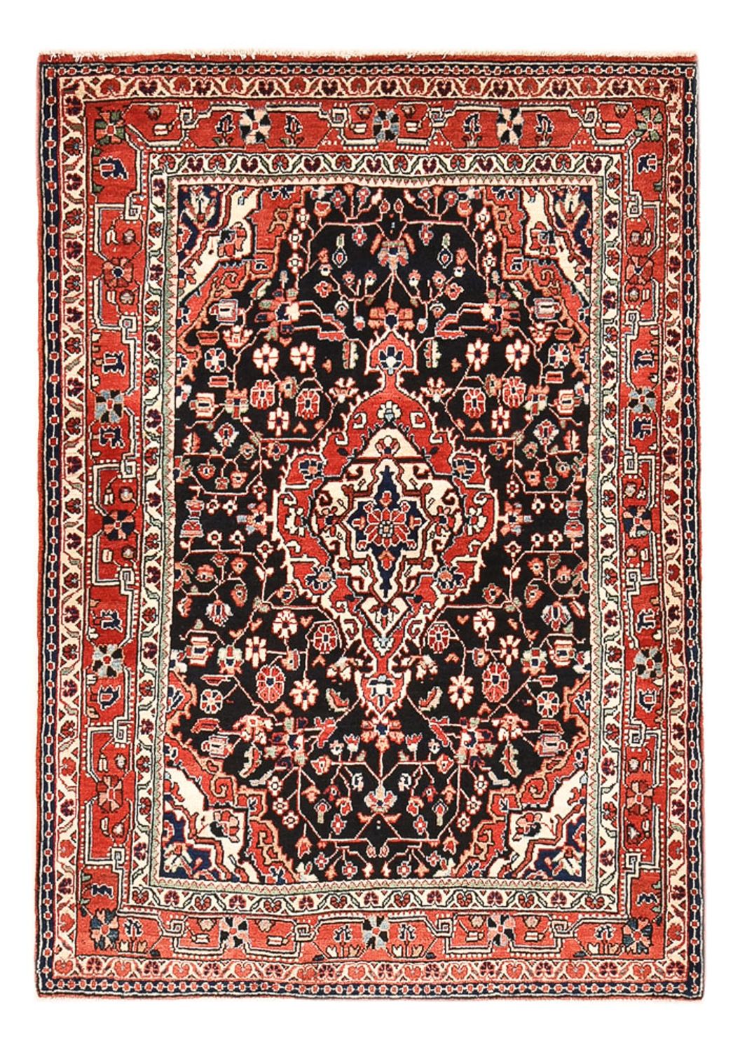 Persisk matta - Nomadic - 160 x 111 cm - mörkblå