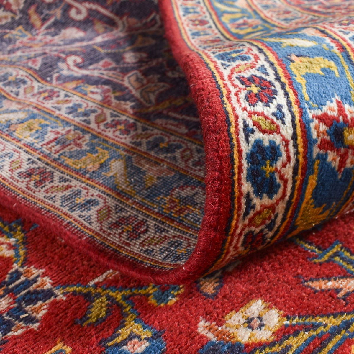 Persiska mattor - Keshan - 478 x 307 cm - röd