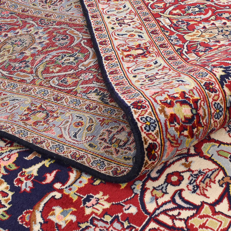 Persiska mattor - Keshan - 389 x 302 cm - mörkblå