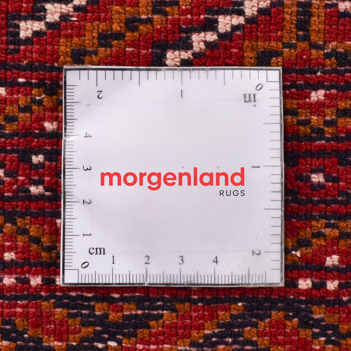 Turkaman-matta - 385 x 305 cm - röd