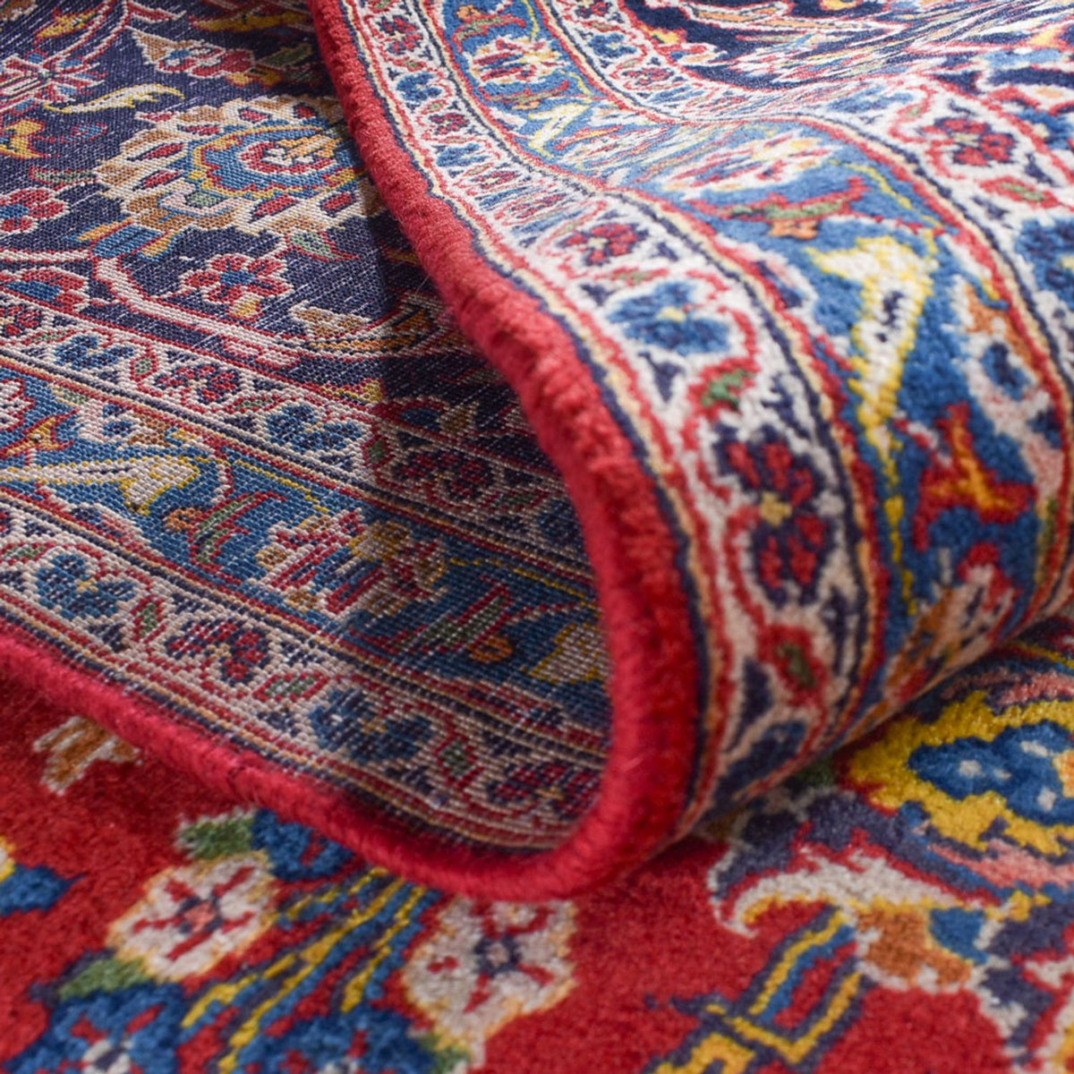 Persiska mattor - Keshan - 482 x 295 cm - röd