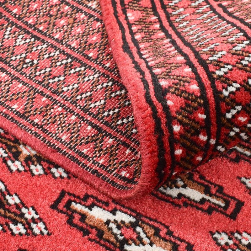 Turkaman-matta - 135 x 94 cm - röd