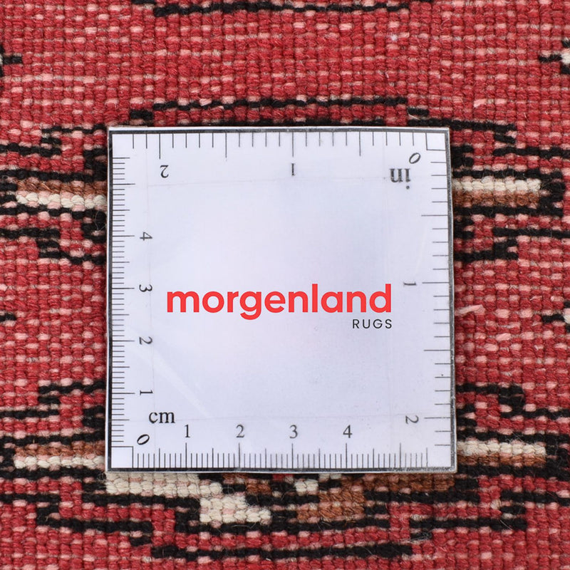 Turkaman-matta - 135 x 94 cm - röd
