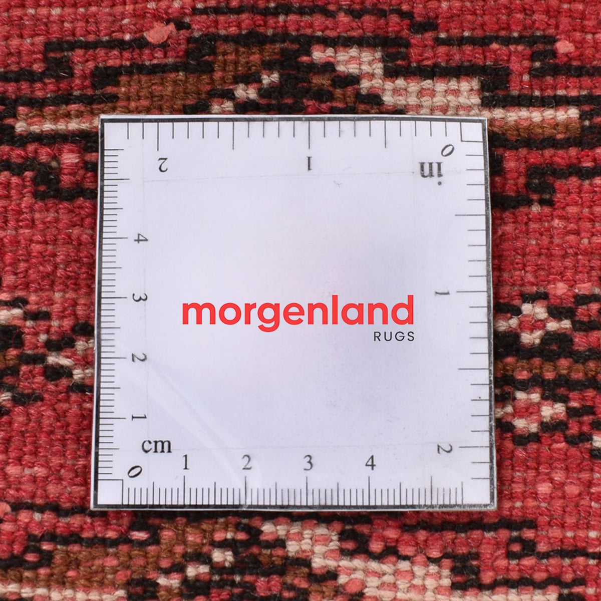 Turkaman-matta - 147 x 93 cm - röd