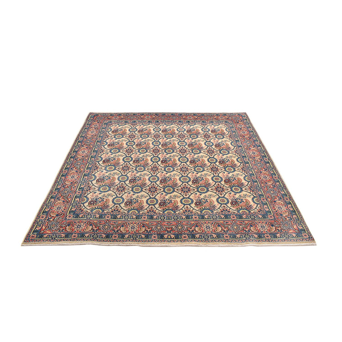 Persiska mattor - Keshan kvadrat  - 192 x 195 cm - flerfärgad