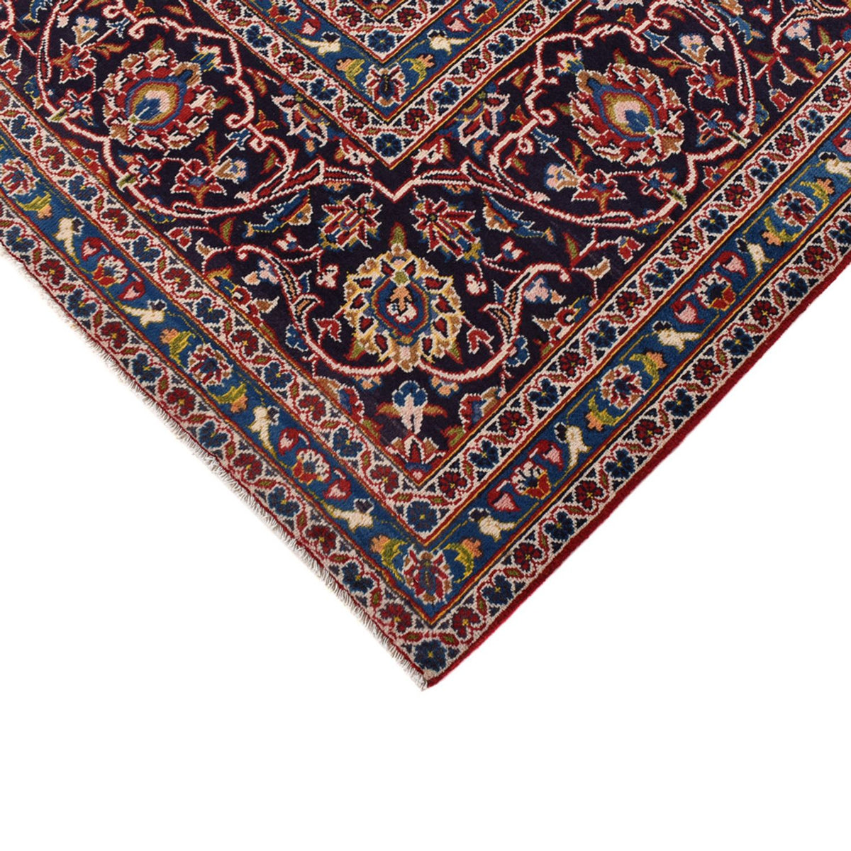 Persiska mattor - Keshan - 401 x 294 cm - röd