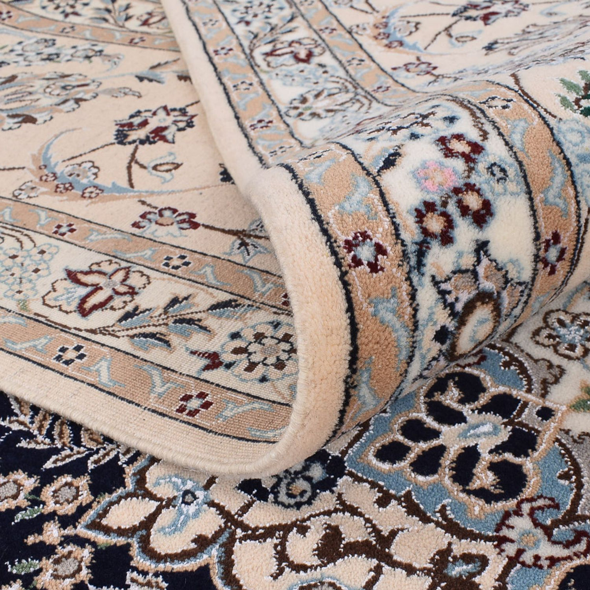 Persisk matta - Nain - Premium - 306 x 254 cm - mörkblå