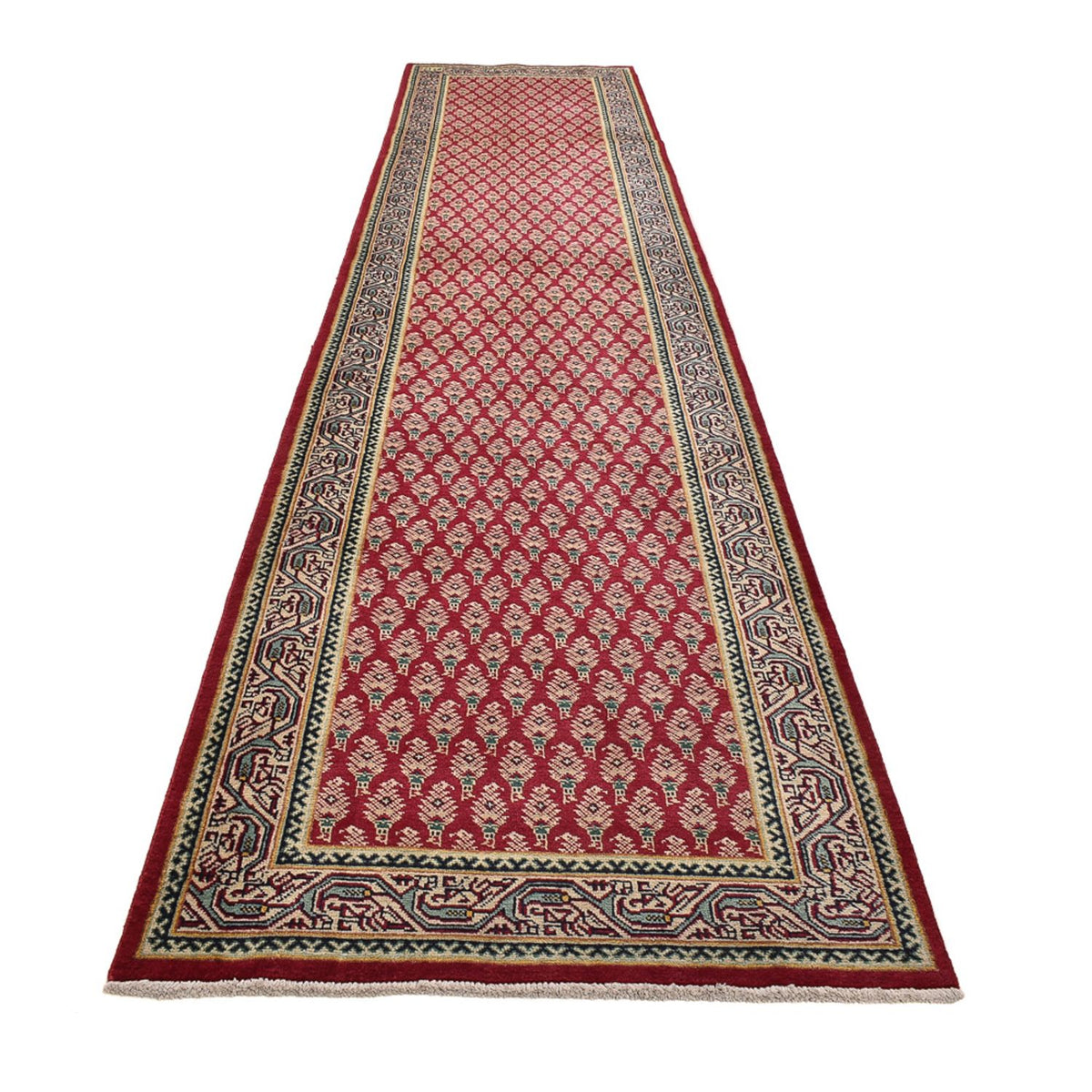 Runner Persisk matta - Tabriz - 475 x 99 cm - röd