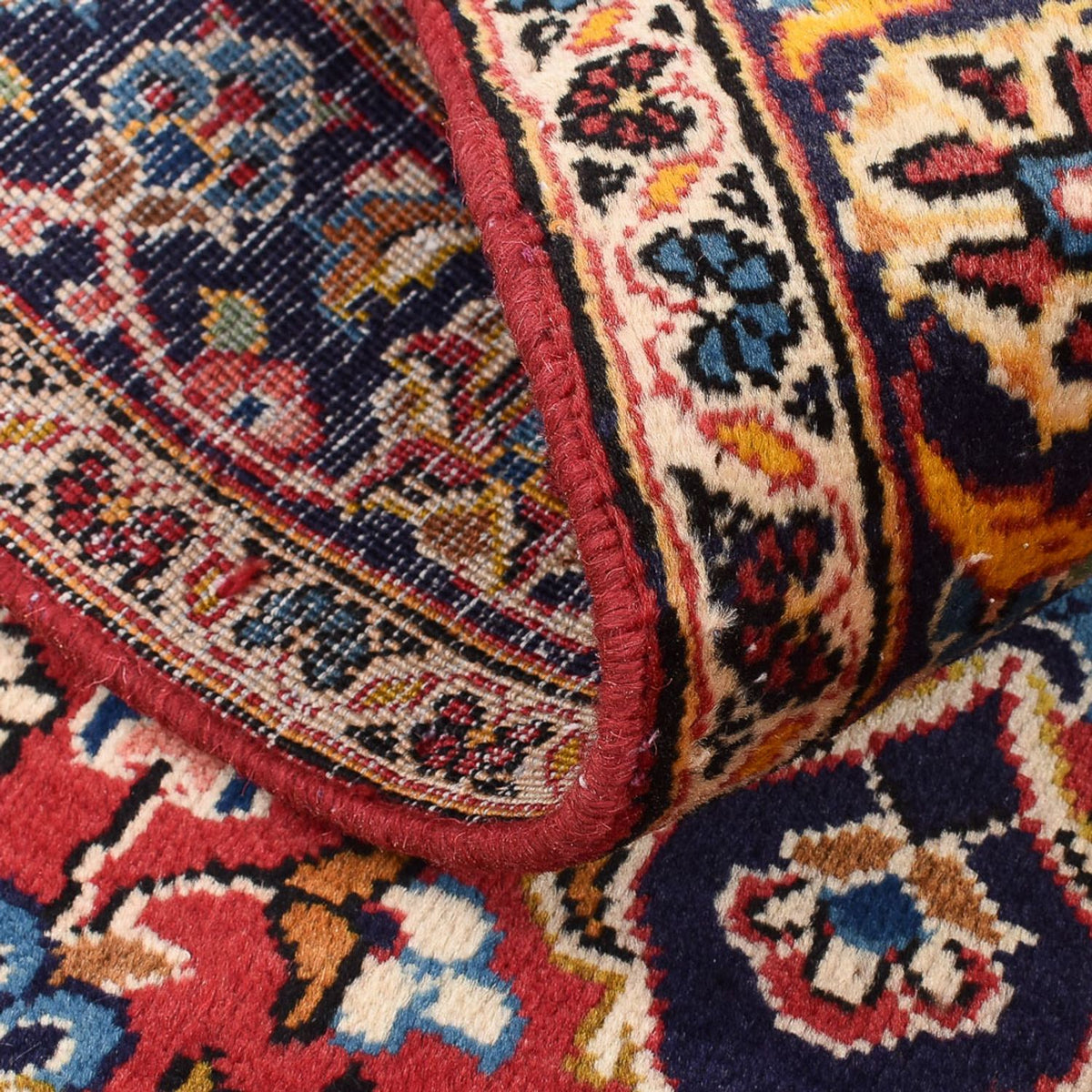 Persiska mattor - Keshan - 142 x 100 cm - röd