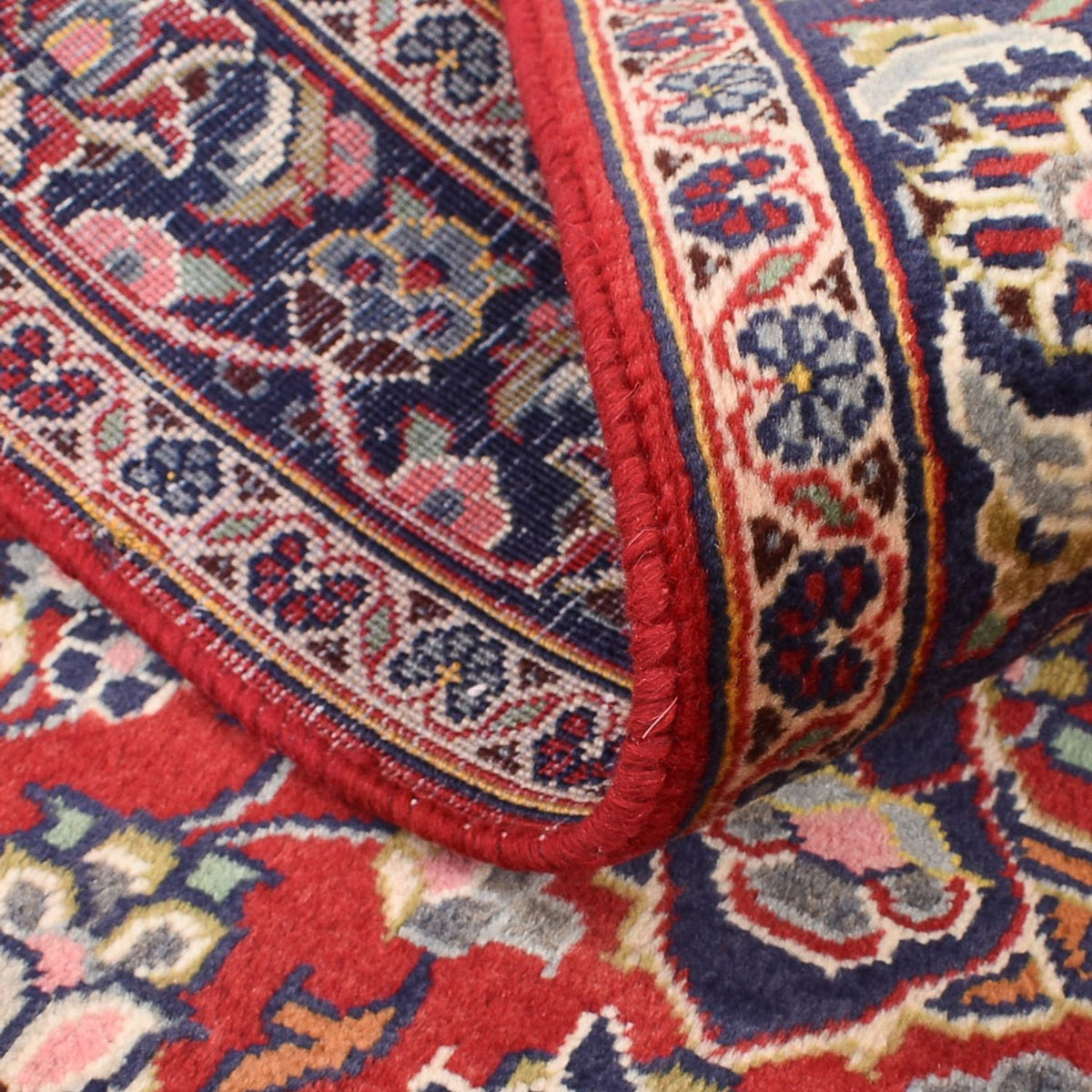 Persiska mattor - Keshan - 150 x 97 cm - röd