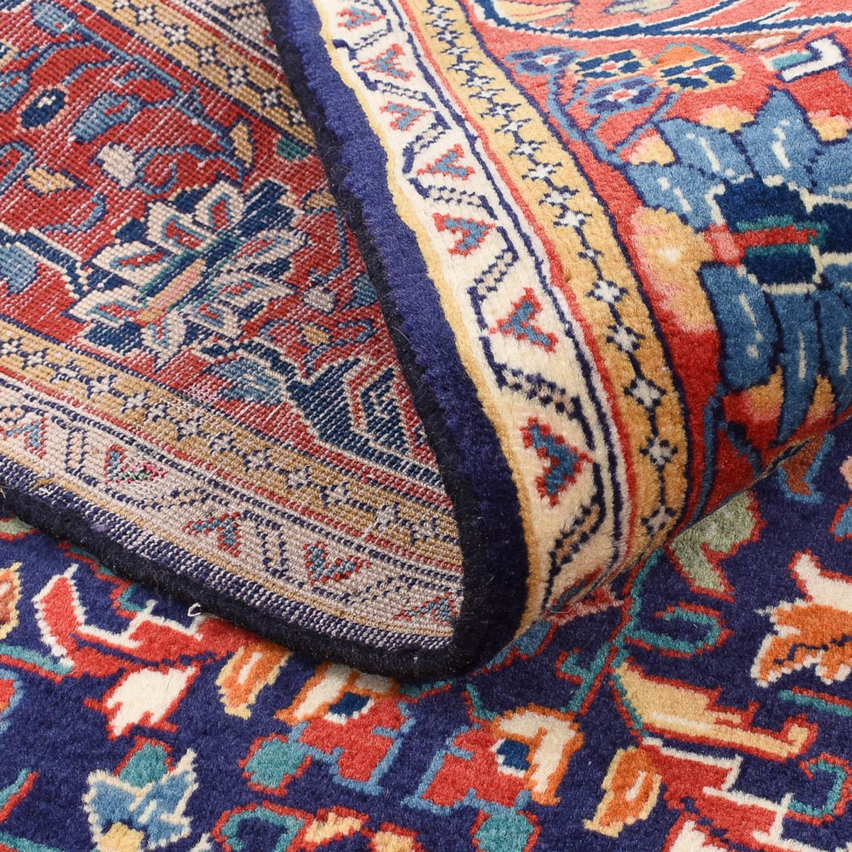 Persisk matta - Nomadic - 170 x 110 cm - mörkblå