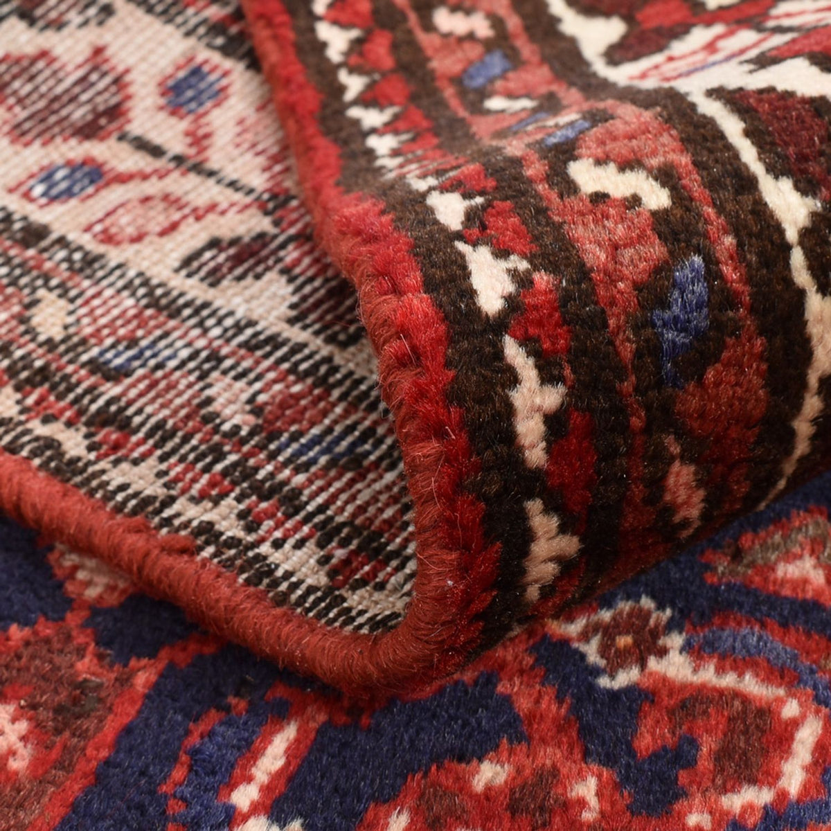 Runner Persisk matta - Nomadic - 419 x 88 cm - bordeaux röd