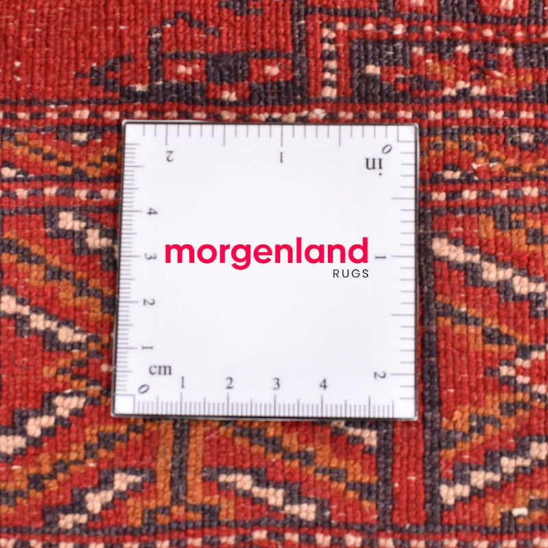 Turkaman-matta - 167 x 115 cm - röd