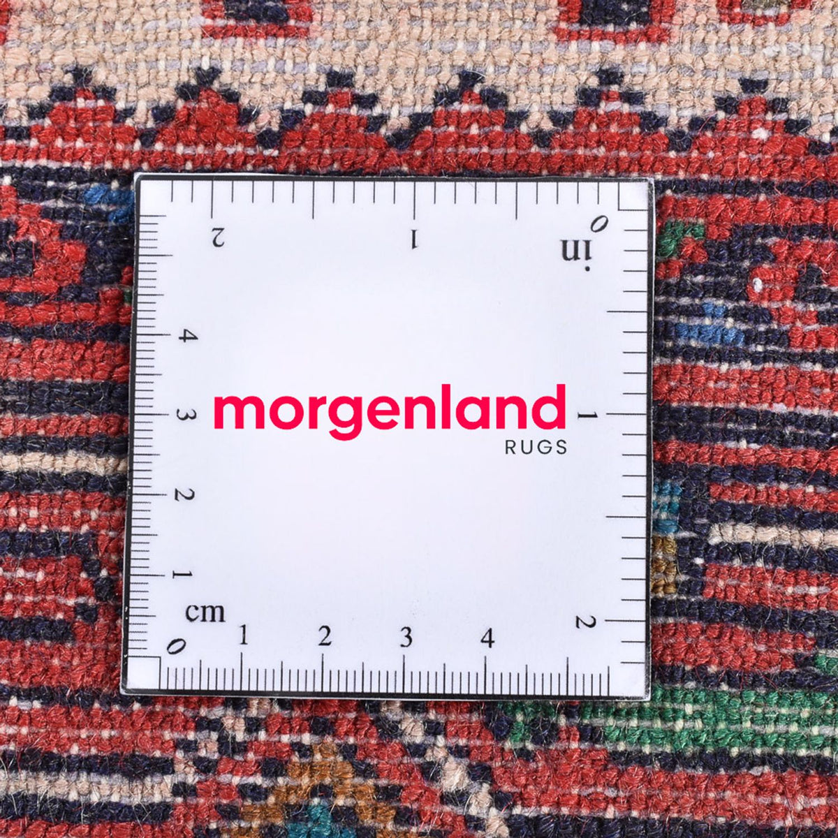 Turkaman-matta - 168 x 99 cm - röd