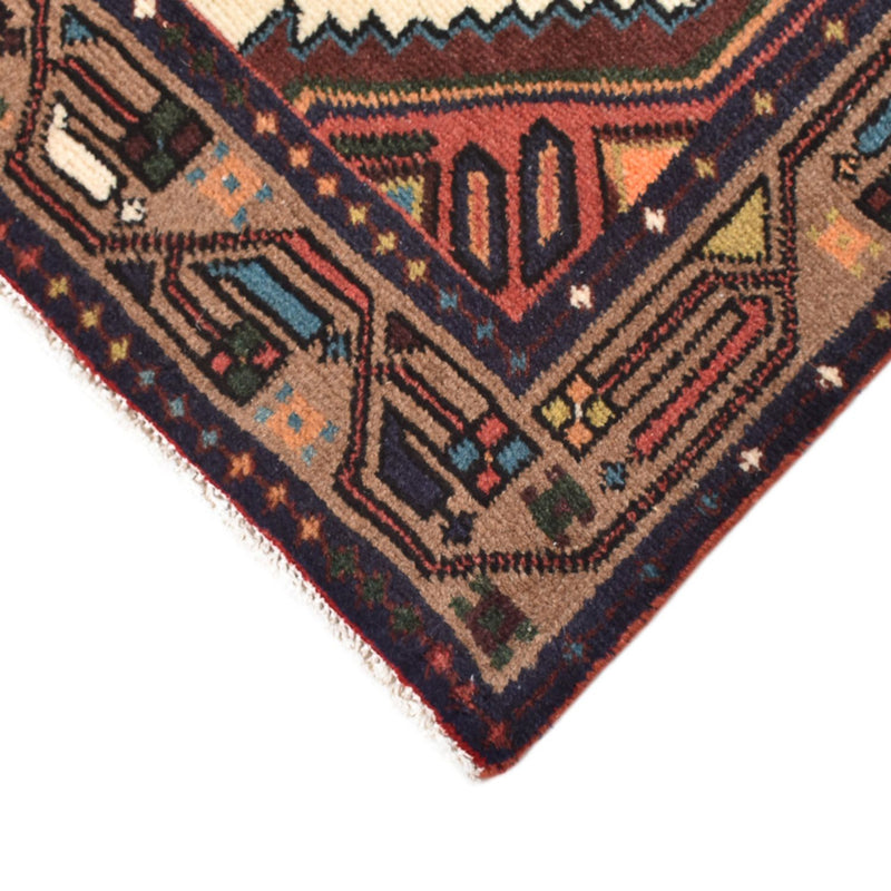 Runner Persisk matta - Nomadic - 292 x 75 cm - mörkröd