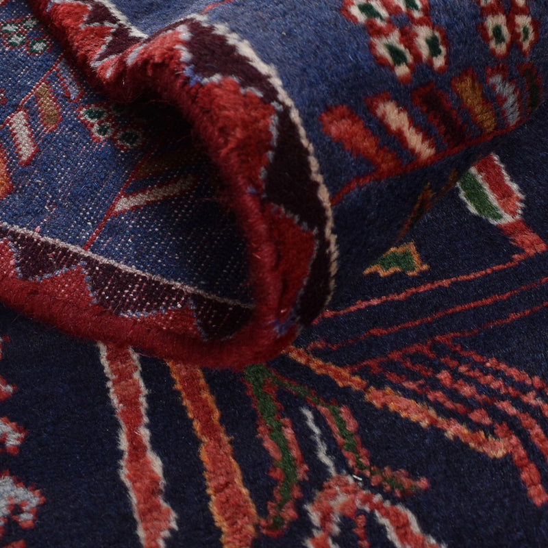 Runner Persisk matta - Nomadic - 382 x 168 cm - mörkröd