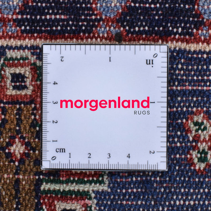 Runner Persisk matta - Nomadic - 382 x 168 cm - mörkröd