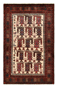 Baluch-matta - 155 x 98 cm - beige
