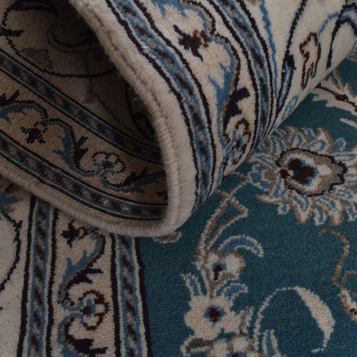 Persisk matta - Nain - 302 x 195 cm - grön