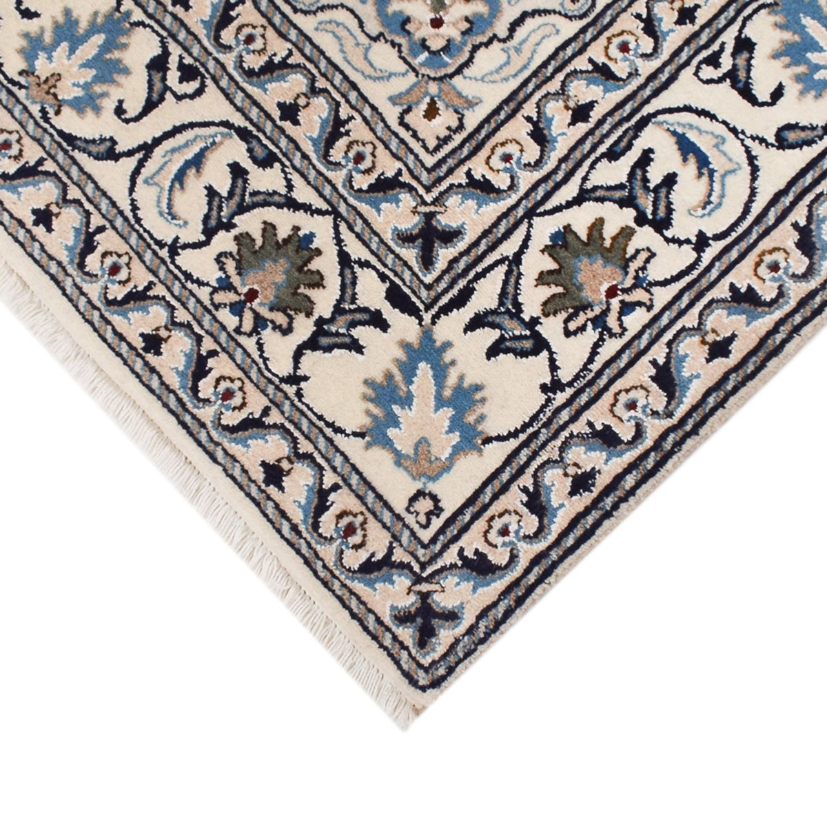 Persisk matta - Nain - 202 x 146 cm - grädde