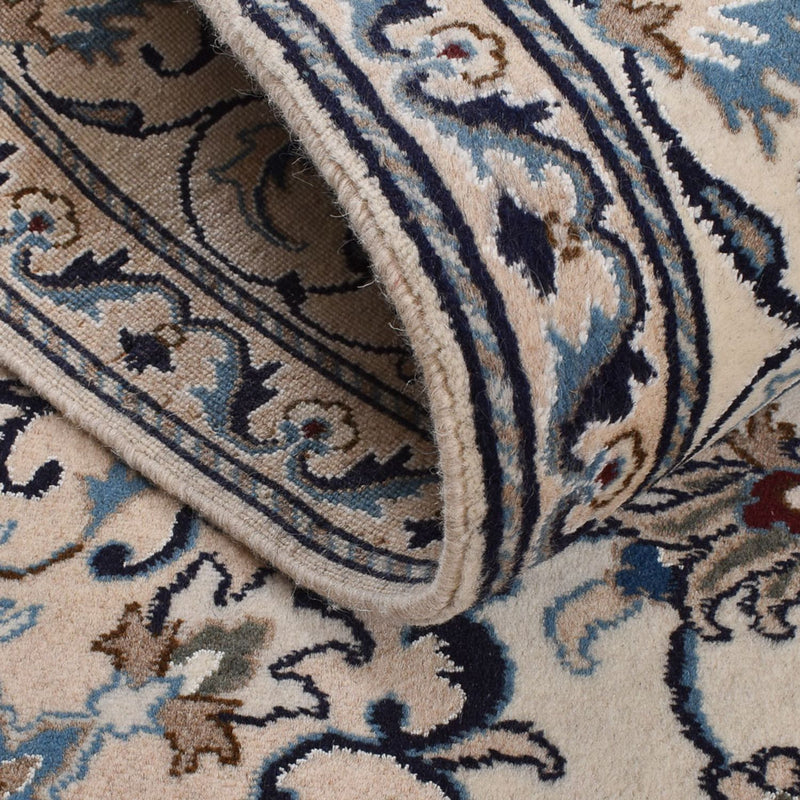 Persisk matta - Nain - 202 x 146 cm - grädde