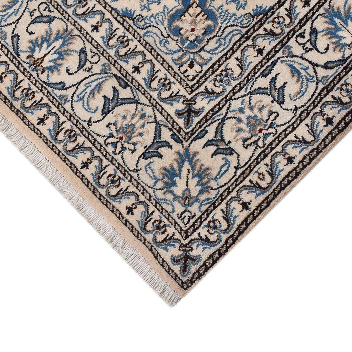 Persisk matta - Nain - 218 x 150 cm - grädde