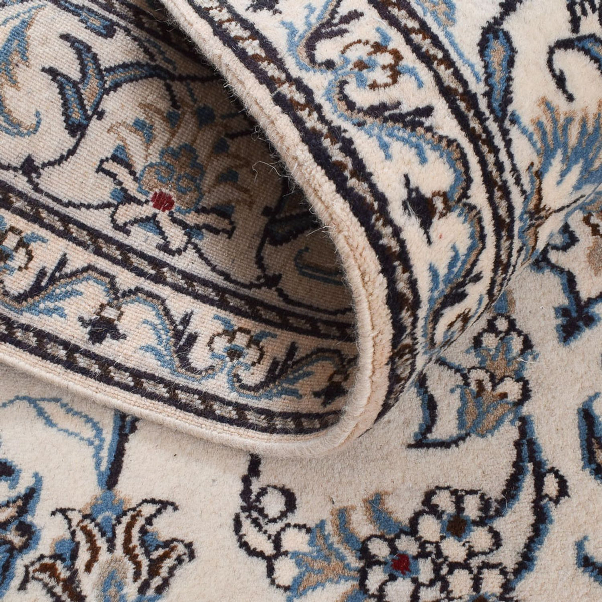 Persisk matta - Nain - 218 x 150 cm - grädde