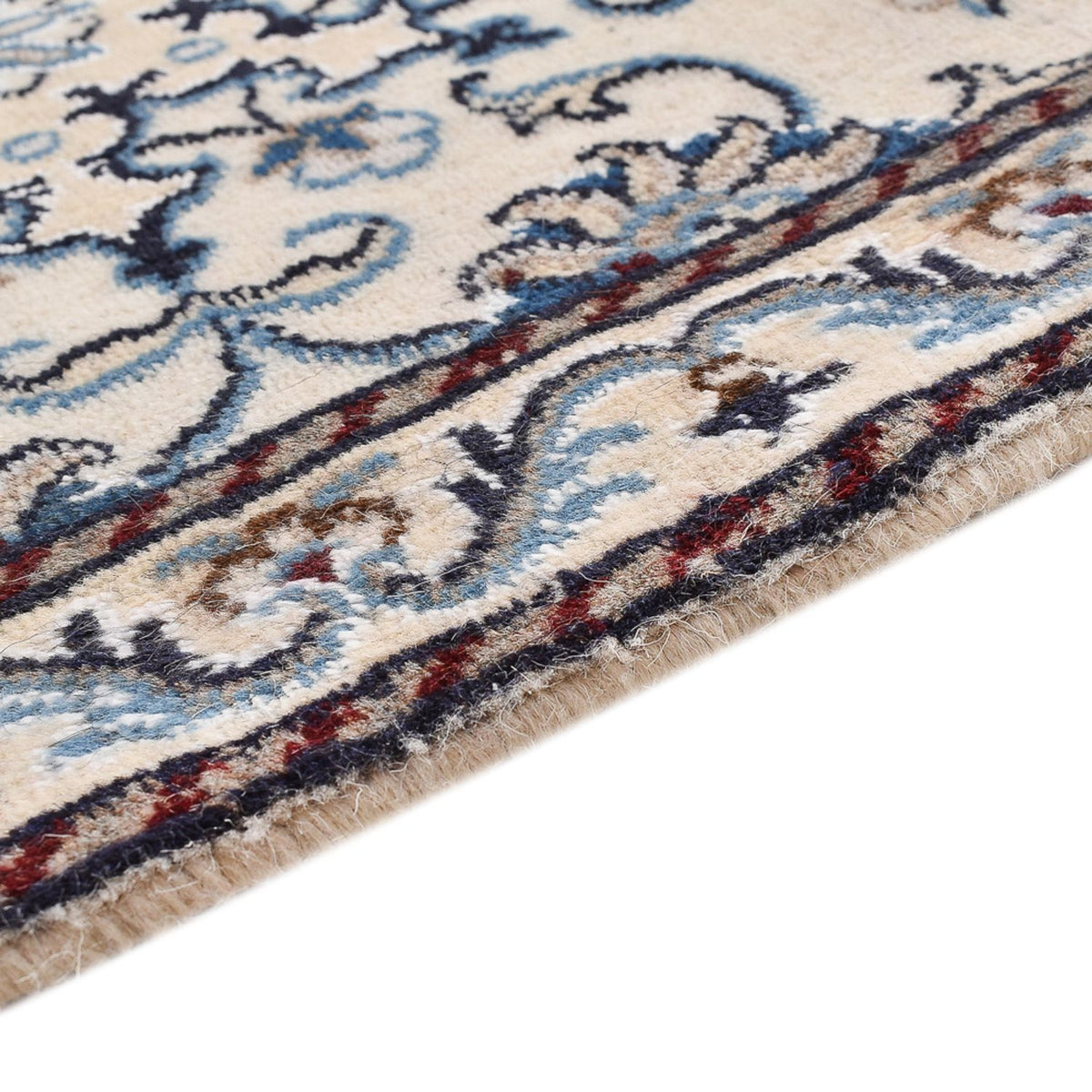 Persisk matta - Nain - 90 x 56 cm - grädde