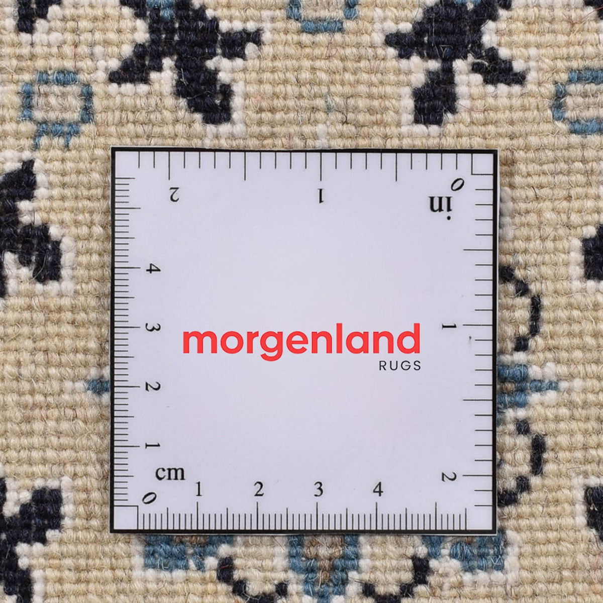 Persisk matta - Nain - 90 x 56 cm - grädde