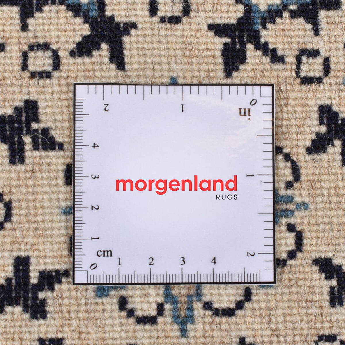 Persisk matta - Nain - 84 x 56 cm - grädde