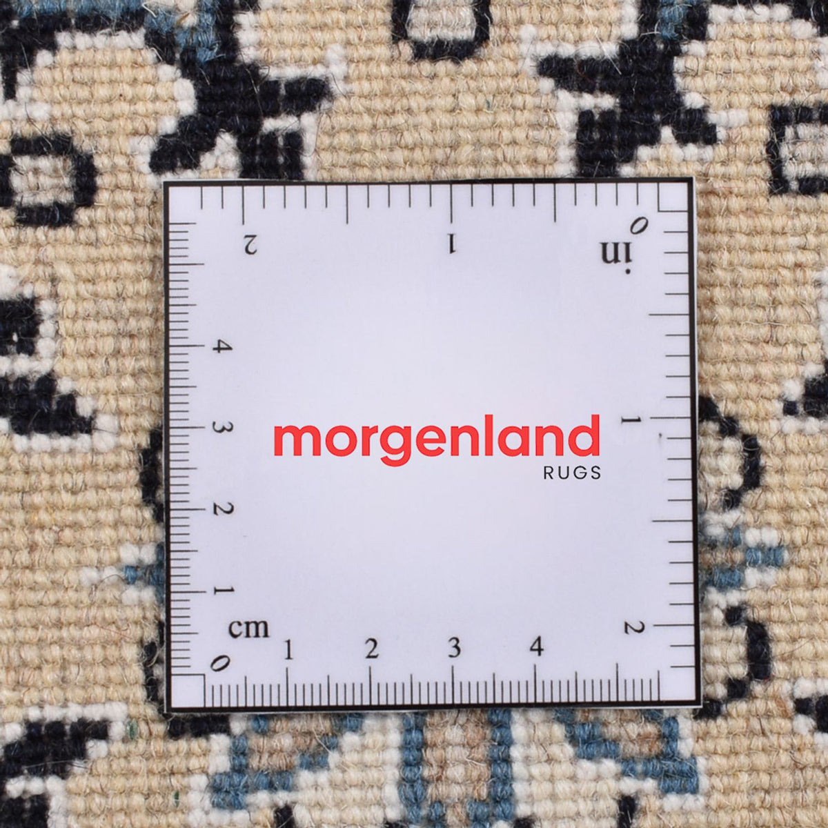 Persisk matta - Nain - 92 x 60 cm - grädde