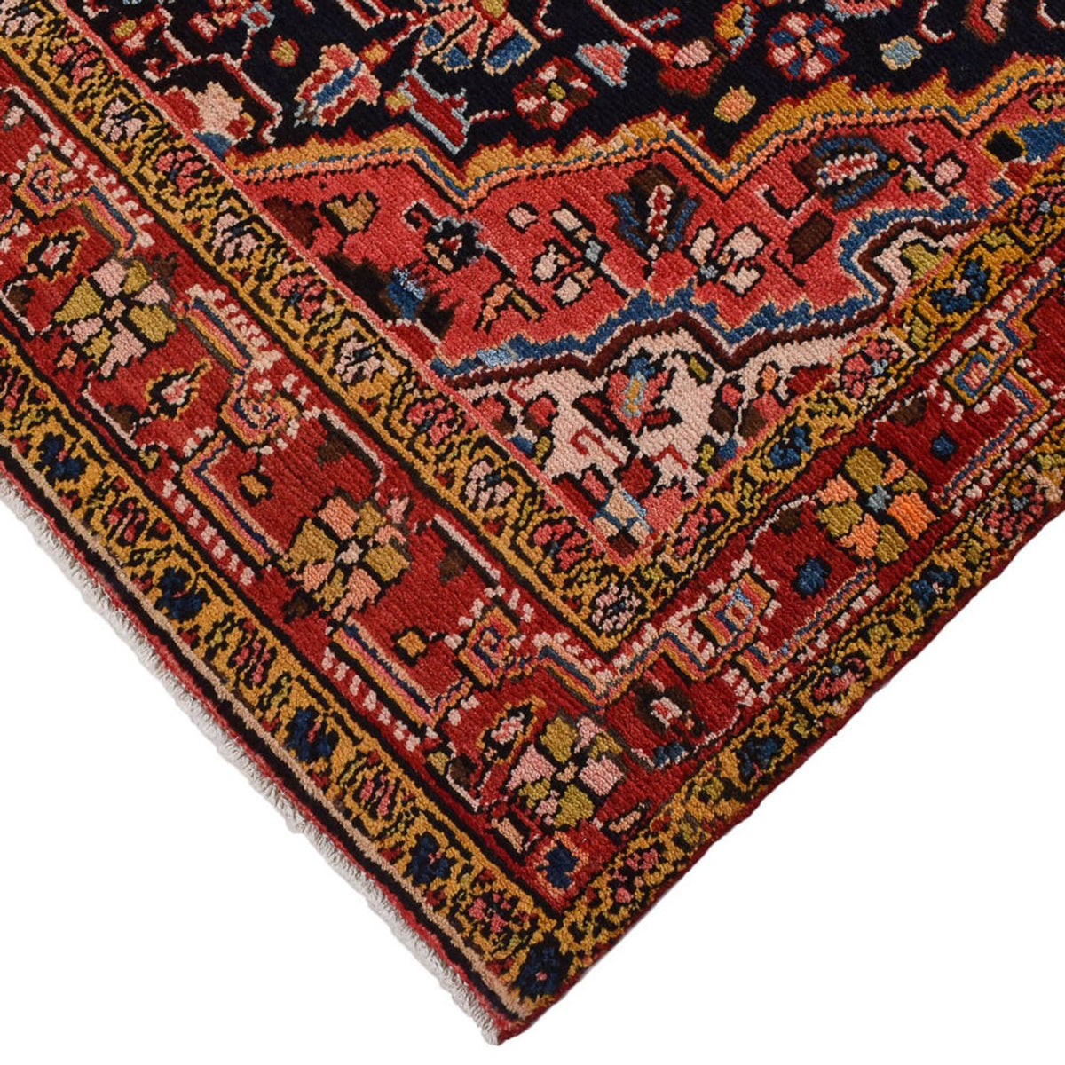 Persisk matta - Nomadic - 226 x 135 cm - mörkblå