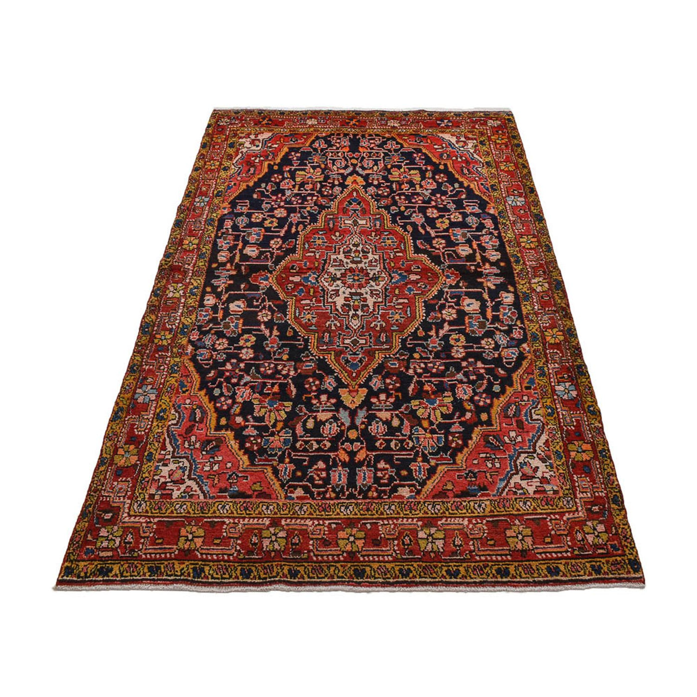 Persisk matta - Nomadic - 226 x 135 cm - mörkblå