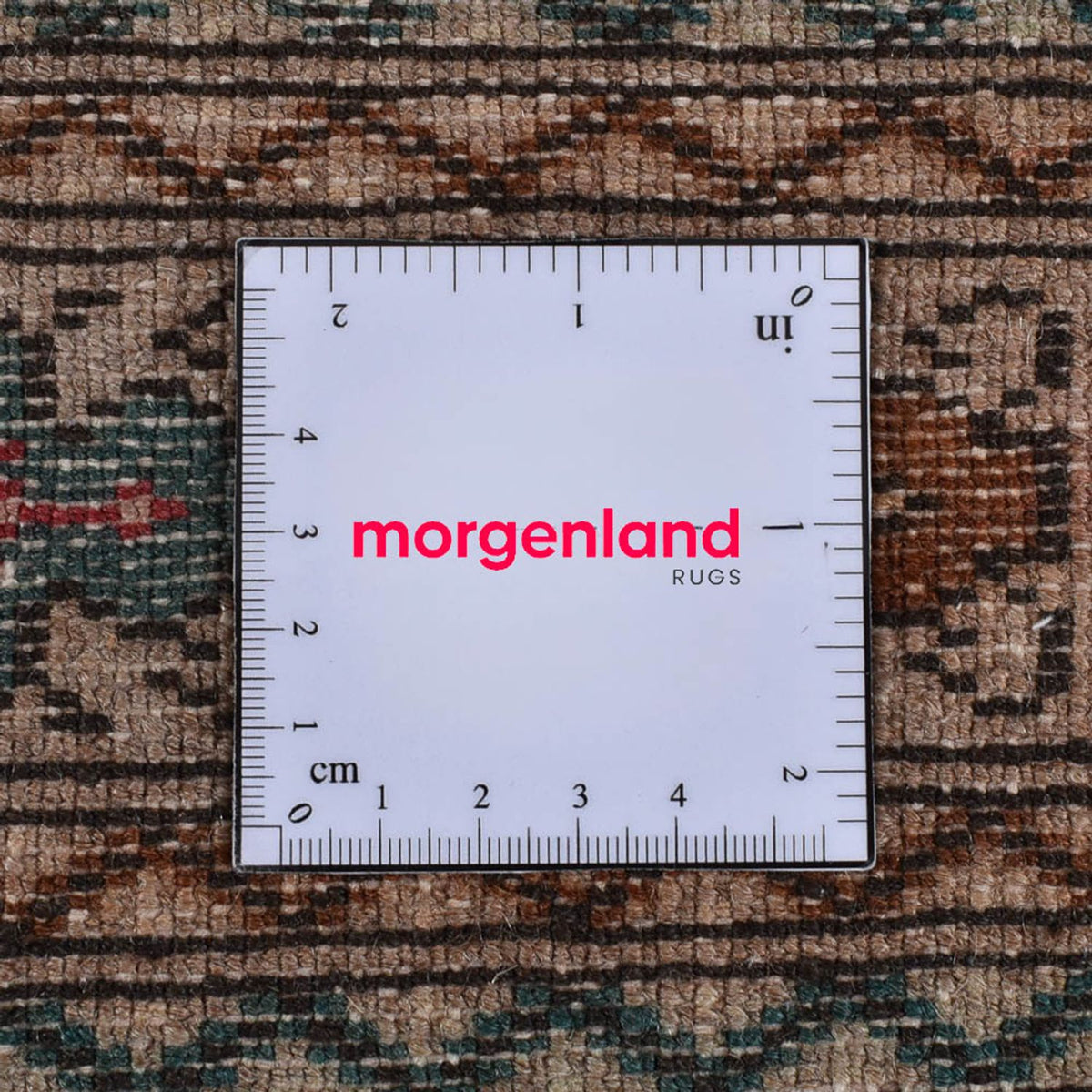 Turkaman-matta - 199 x 143 cm - flerfärgad